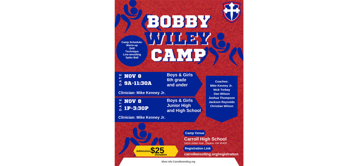 2025 Bobby Wiley Wrestling Camp
